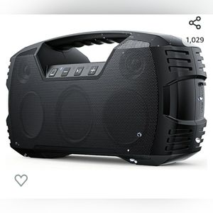 Waterproof Portable Wireless Bluetooth Speaker, 40W Loud Sound IPX7